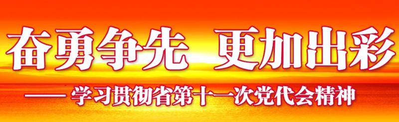 奮勇爭先，更加出彩——學(xué)習(xí)貫徹省第十一次黨代會精神